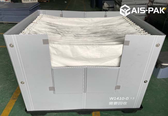 aispak automotive industry pallet sleeve box